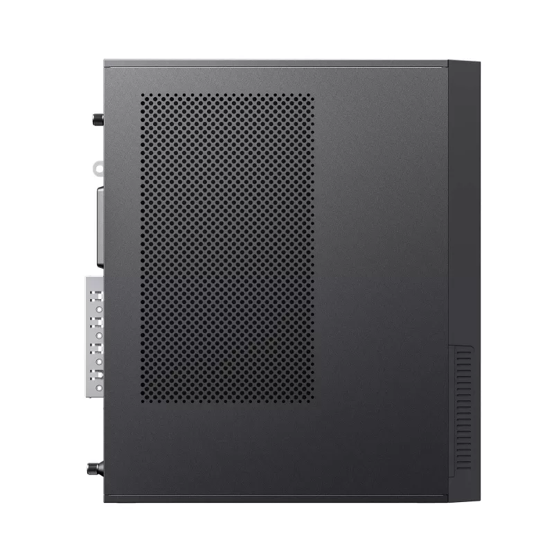 Akyga AK-302-01BL SFF kompiuterio korpusas, Micro ATX / Mini ITX, USB-C + 2x USB 3.0 + USB 2.0, be maitinimo bloko, juodas