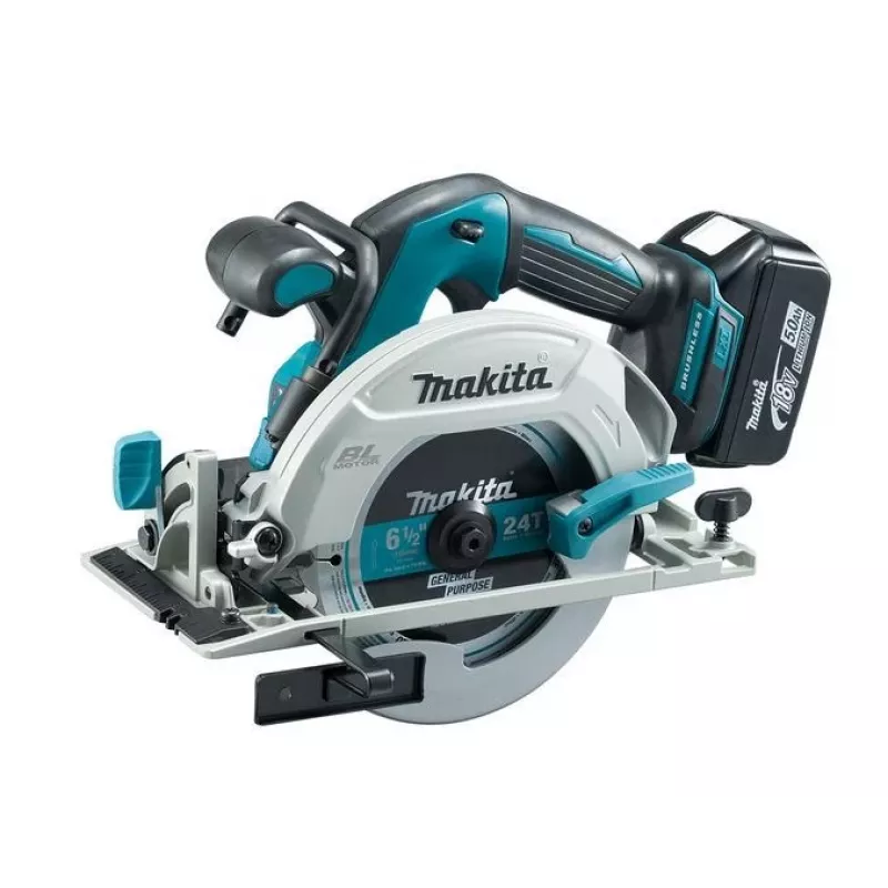 Belaidis diskinis pjūklas Makita DHS680RTJ 16,5 cm juoda, pilka, turkio spalvos 5000 aps./min.