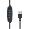 LogiLink AA0151 LED žiedinė lempa išmaniesiems telefonams, Ø 200 mm, 3 šviesos spalvos režimai, reguliuojamas ryškumas, 1/4 colio stovo sriegis, su telefono laikikliu, USB, 1,8 m laidas, juodos spalvos