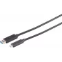 USB-A adapterinis laidas ShiverPeaks 30-38085 USB-C 3.2 5G 15 m