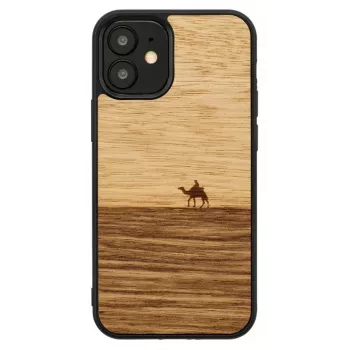 Apsauginis dėklas Man and Wood iPhone 12 mini — Terra Black