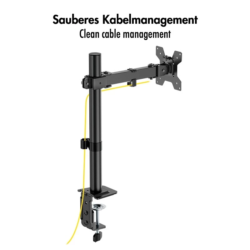 Monitoriaus laikiklis 17-32 col., 10 kg maks., plieninis LogiLink BP0215