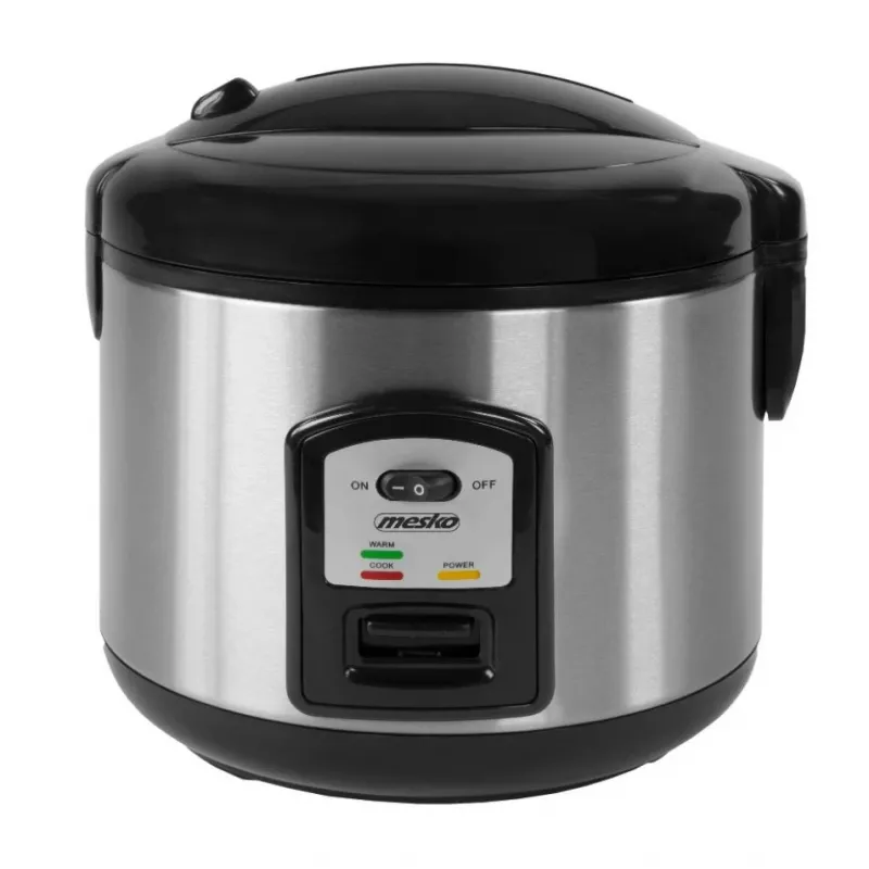 Ryžių virimo aparatas Mesko MS 6411, juodas, nerūdijantis plienas, 1000 W