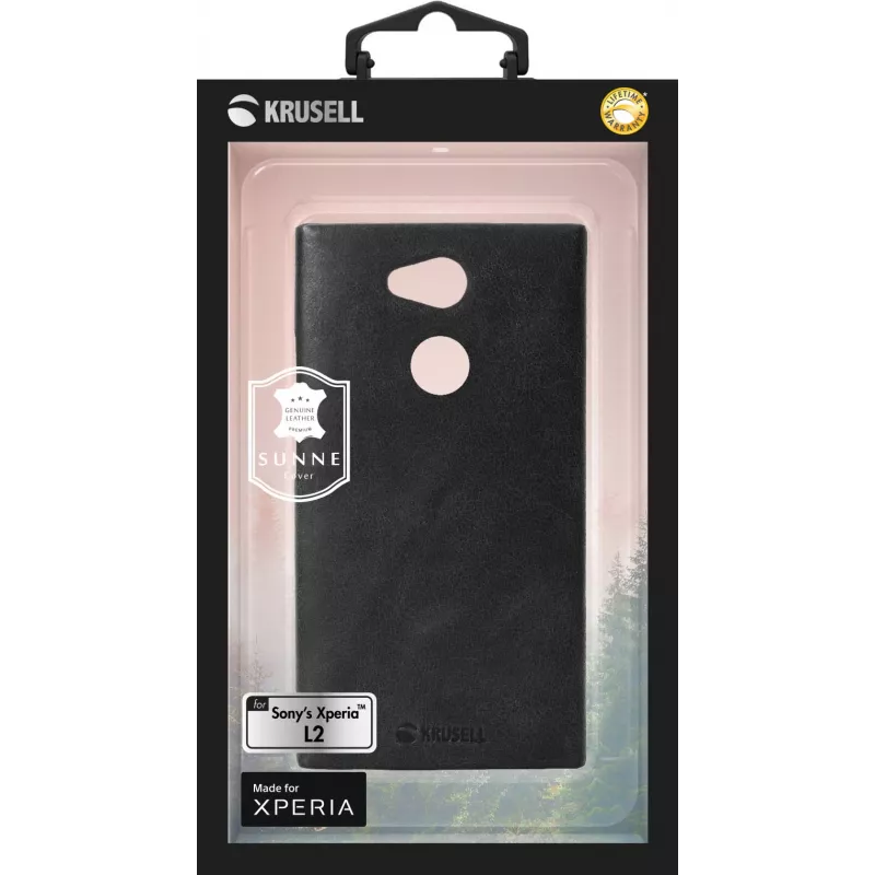 Dėklas Krusell SUNNE Sony Xperia L2 14 cm (5.5 colio) Juodas