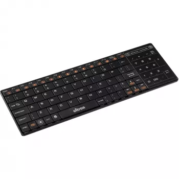 Ultron UMT-BT Bluetooth belaidė klaviatūra, QWERTZ vokiškas išdėstymas, juoda