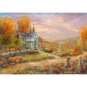 Thomas Kinkade Studios: Ruduo obelų kalvoje, Dėlionė 500 dalių