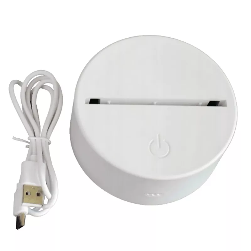 Naktinė lemputė Extralink HOME 3D širdies optinė iliuzija lovos lemputė USB