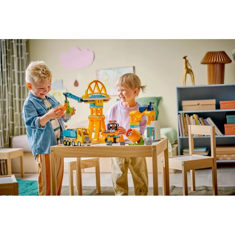LEGO DUPLO 10476 3 viename Statybvietė ir transporto priemonės