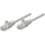 Intellinet tinklo kabelis Cat5e, 1,5 m, pilkas, CCA, U/UTP, PVC, RJ45, paauksuoti kontaktai, apsaugotas nuo užkliuvimo, su boot, viso gyvenimo garantija