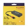 USB grafikos adapteris DeLOCK 87730 3840 x 2160 pikseliai Juoda
