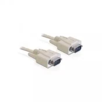 DeLOCK Sub-D 9 serijinis kabelis 84228 3m smėlio spalvos
