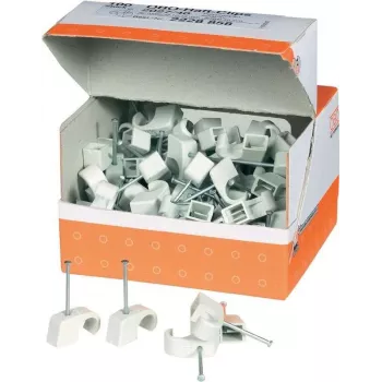OBO Bettermann ISO-Nail laikiklių rinkinys, skersmuo 10–14 mm, pilka, 100 vnt. (2228858)