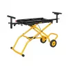 DeWALT DE7260-XJ stovas kampiniam pjūklui 2 kojos (-ų) Juoda Geltona Maksimali apkrova 135 kg