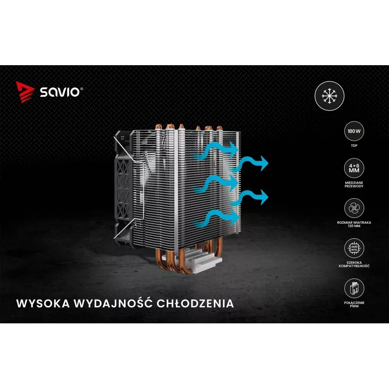 SAVIO VORTEX X2 procesoriaus aušintuvas