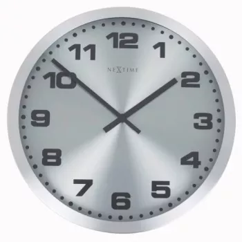 NeXtime laikrodis Mercure 2906zw, 25 cm, sieninis, sidabrinis