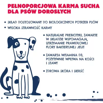 TEO Rich in beef – sausas šunų maistas su jautiena – 15 kg