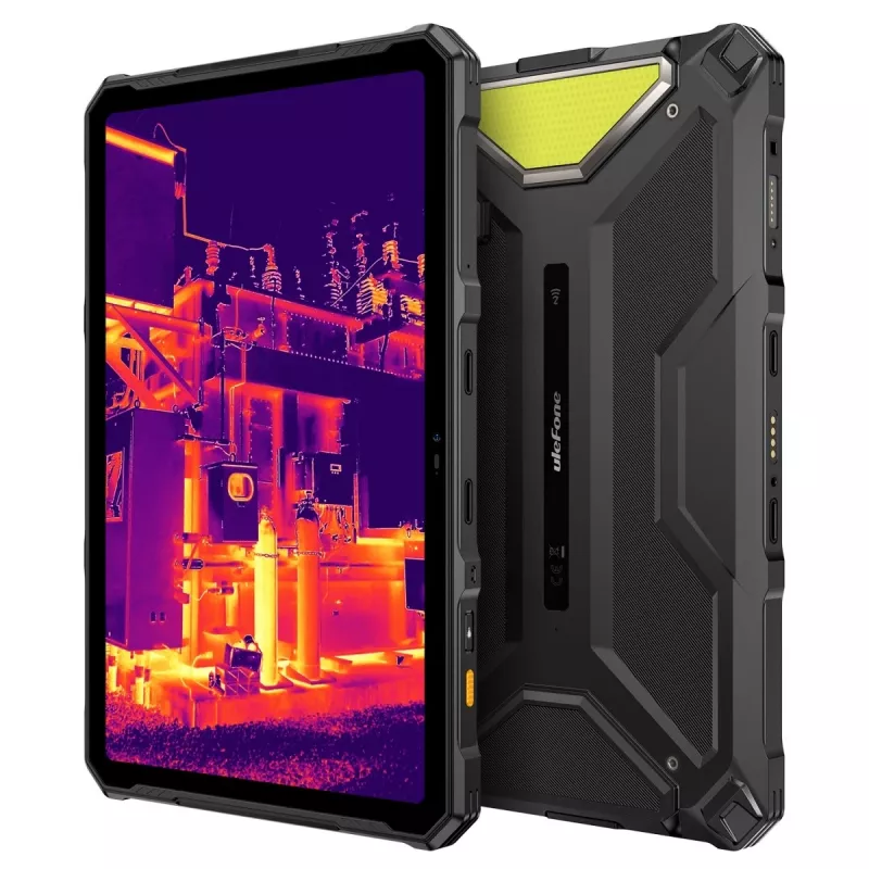 Ulefone Armor Pad 4 Ultra Thermal 5G atspari planšetė, 8 GB/256 GB, juoda