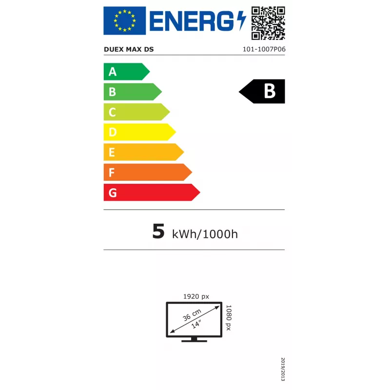 Nešiojamas monitorius Mobile Pixels Duex Max DS 14,1 colio Full HD LCD 1920 x 1080