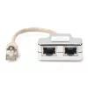 Adapteris Patch Cable Digitus CAT 5e ekranuotas 1:1