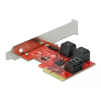 SATA PCI Express x4 kortelė DeLOCK 6 prievadų Low Profile