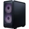 PC korpusas Cooler Master MasterFrame 500 Mesh Midi Tower – juodas su permatomu šonu, ATX/EATX, 2×200 mm priekyje, 1×120 mm gale