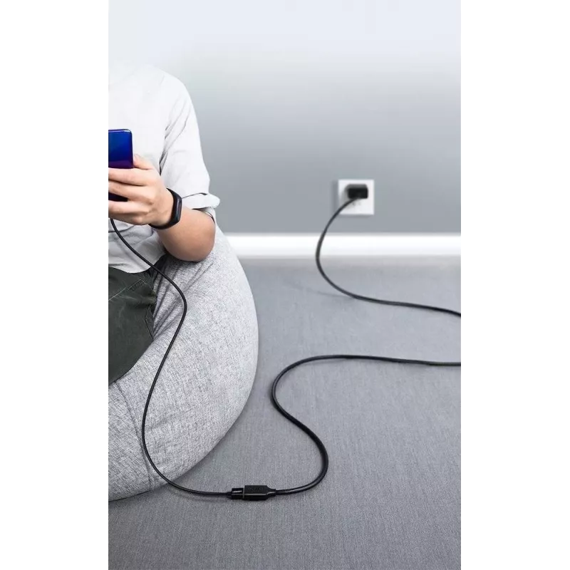 USB 3.0 ilginimo adapteris UGREEN 10368B — USB A moteriškas į USB A vyrišką, 1 m, juodas