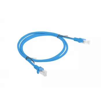 LANBERG Cat5e U/UTP RJ-45–RJ-45 mėlynas 1 m, CCA laidas