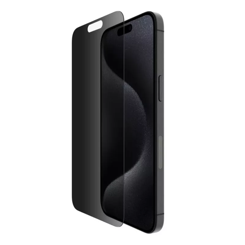Belkin ScreenForce InvisiGlass ekrano apsauga su privatumo filtru, skirta Apple iPhone 16 Pro Max, OVA170hq