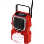 EINHELL TC-RA 18 Li BT - Solo, statybinis radijas raudonai juodas, Bluetooth, be akumuliatoriaus ir įkroviklio
