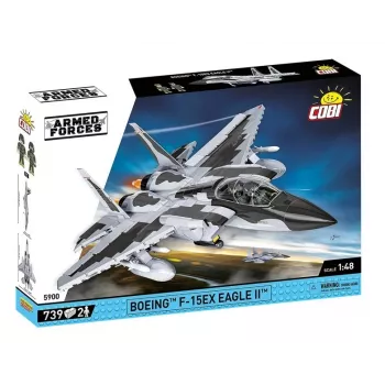 Cobi Konstruktorius Boeing F-15EX Eagle II modelis COIB-5900, kolekcinis mastelio rinkinys