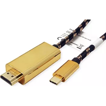 ROLINE 11.04.5847 USB grafikos adapteris 3840 x 2160 pikseliai Juodas - Auksinis (11.04.5847)