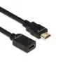 HDMI ilginimo laidas MediaRange MRCS256, HDMI 2.0, 18 Gbit/s, ARC, HDMI Type A kištukas į lizdą, 2 m, juodas