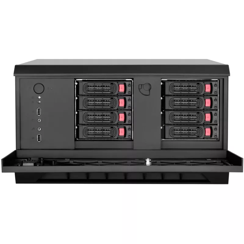 Kompiuterio korpusas Silverstone Technology SST-CS381 v1.1 Mini-ITX juodas