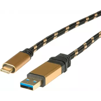 ROLINE Gold USB laidas – USB A (kištukas) į USB-C (kištukas)
