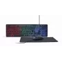 Gembird KBS-UML-01 pilno dydžio laidinė klaviatūra su pele – USB, QWERTY JAV, 104 klavišai, juoda