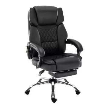 Ergonominė biuro sukamoji kėdė mark adler MA-BOSS 6.0, ekologiškos odos sėdynė, reguliuojamas aukštis 47–55 cm, juosmens atrama, Tilt Dual mechanizmas