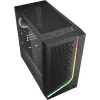 PC korpusas Sharkoon J1000 ARGB mATX — vidutinis bokštas mikro-ATX su ARGB apšvietimu