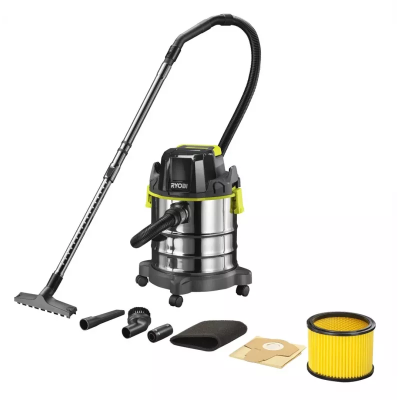 RYOBI R18WDV-0 dulkių siurblys 18V One+ juodas, žalias