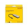 DeLOCK 64261 USB 3.2 Gen 1 Type-C šakotuvas 10000 Mbit/s juoda pilka