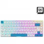 Sharkoon SKILLER SGK50 S3 PBT klaviatūra žaidimams USB QWERTZ vokiška balta