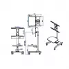 VALUE LCD-/TV-Rollständer, 27-47 col., iki 35 kg, juoda