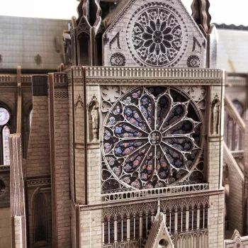 3D dėlionė CubicFun Notre Dame, 293 detalės, katedros maketas