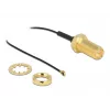 Anteninis kabelis DeLOCK RP-SMA lizdas (bulkhead) į I-PEX MHF 4 kištuką 0,81 mm 35 cm