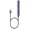 USB šakotuvas Unitek H1208CGY01 — 4 prievadų USB 3.0 (5 Gbps), aliuminis