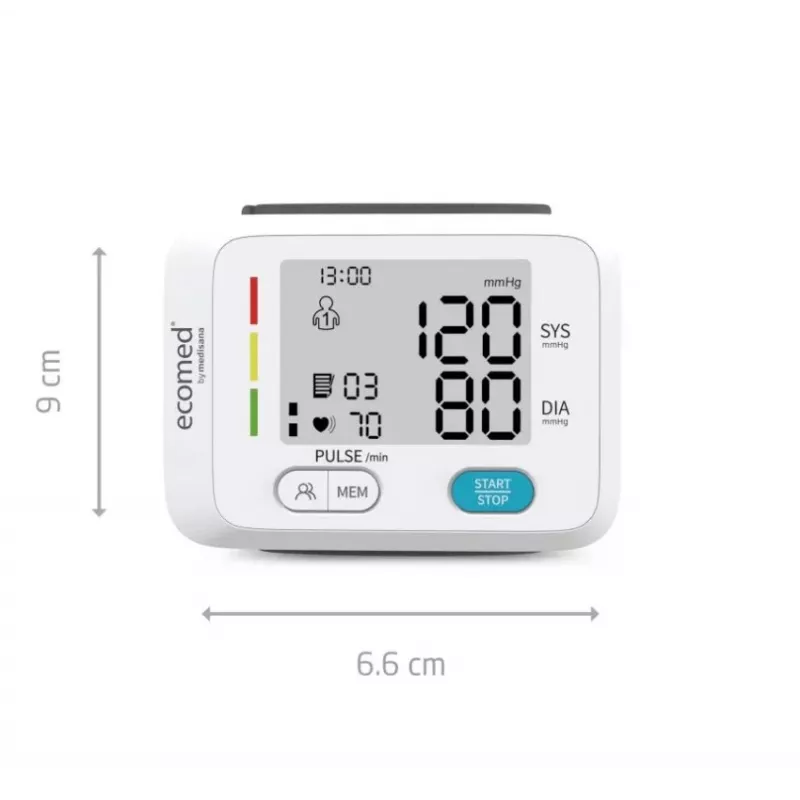 Automatinis kraujospūdžio matuoklis ant žasto Ecomed BW-83E, 2 vartotojai