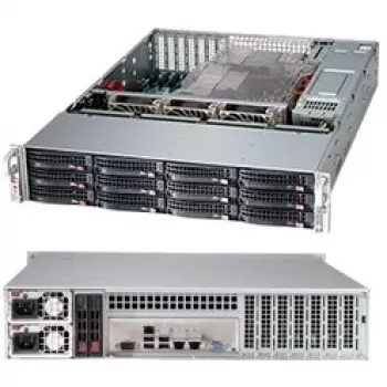 Serverio korpusas Supermicro 826BAC4-R920LPB 1U stelažinis juodas