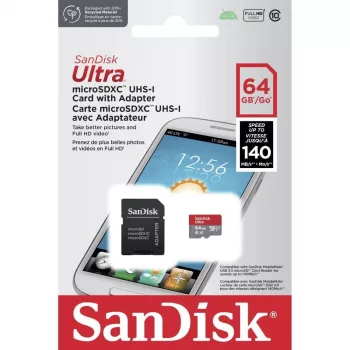 „SanDisk SDSQUAB-064G-GN6TA“ 64 GB atminties kortelė