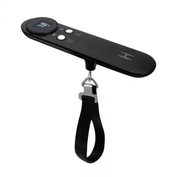Keliautojų svarstyklės HoMedics SCL-L100-BKR kompaktiškas kelioninis modelis