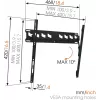 Vogels MA3010-A1 sieninis laikiklis televizoriui, pakreipiamas, 32–55 colių, 40 kg, juodas