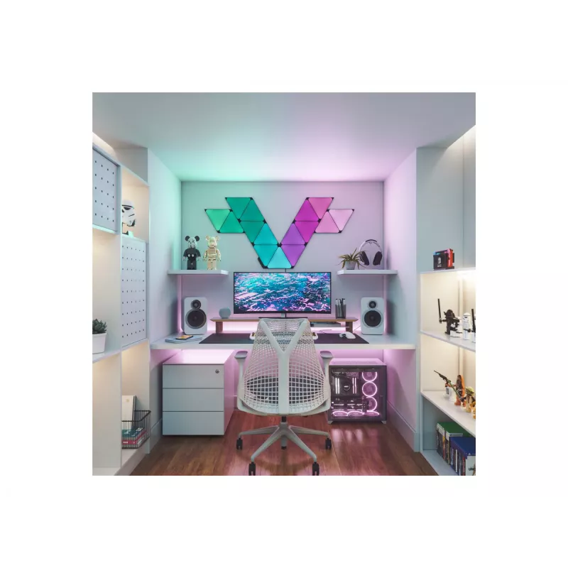 Nanoleaf NL47-0101TW-3PK Ultra Black trikampiai 3 vnt. Wi-Fi išplėtimo rinkinys